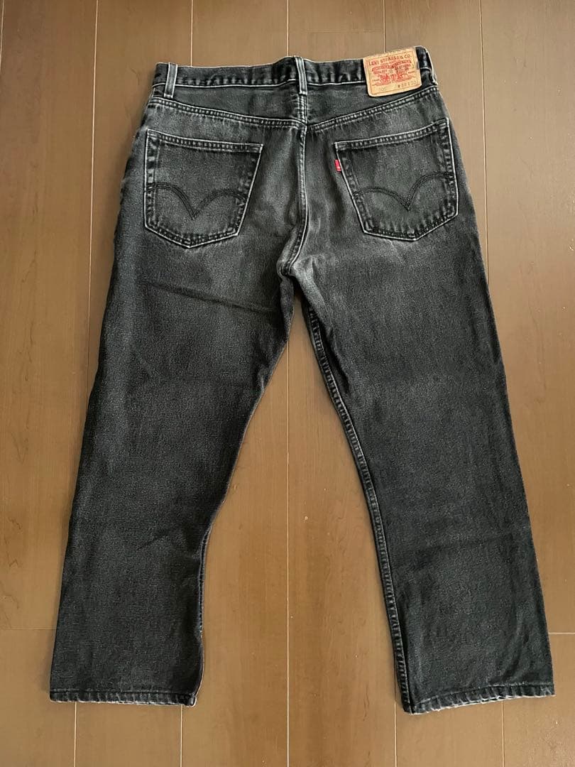 Levi's 505 ブラックデニム W34 L30