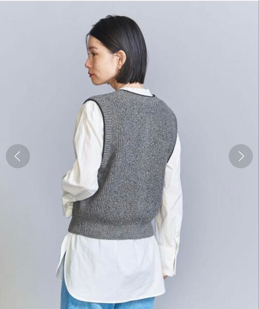 BEAUTY&YOUTH UNITED ARROWS ミックスカラー ベスト