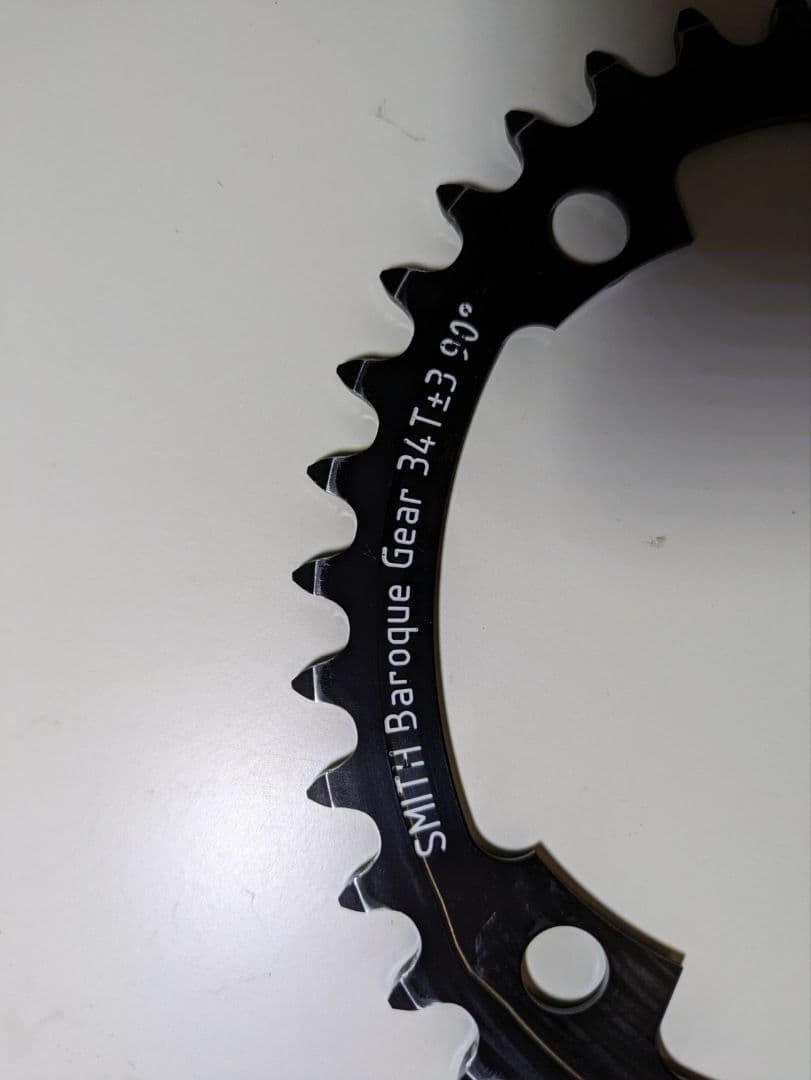 ほぼ新品 SMITH バロックギヤ34T±3 楕円チェーンリング