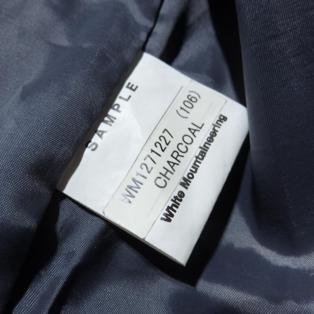 超希少サンプル White Mountaineeringレザー切替 フード格納