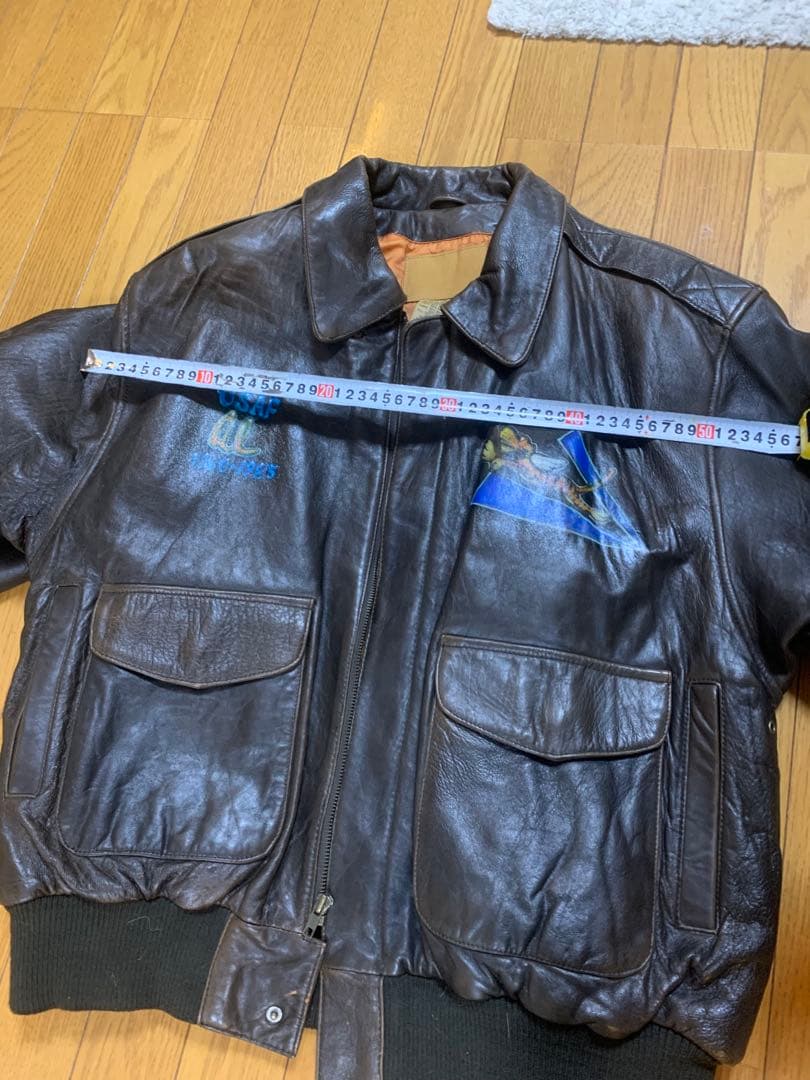 フライトジャケット　レザージャケット　革ジャン　Lフライングタイガー　A-2