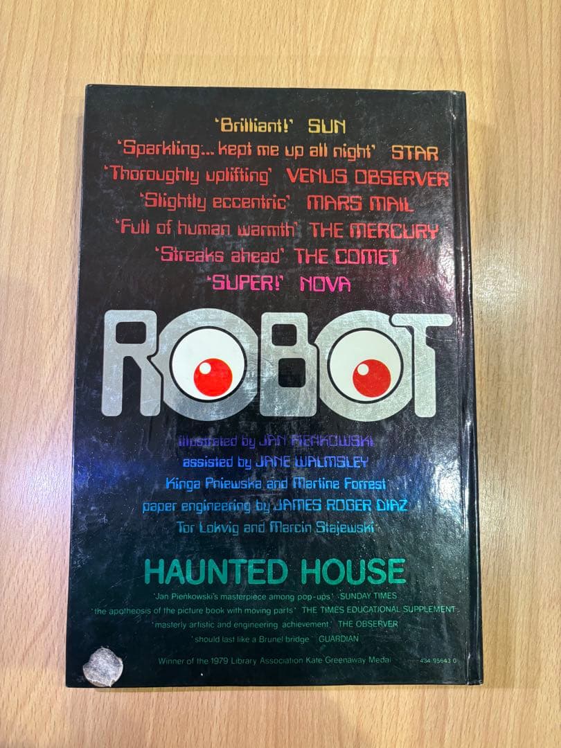 初版ROBOT Jan Pienkowski 洋書 1981年 希少