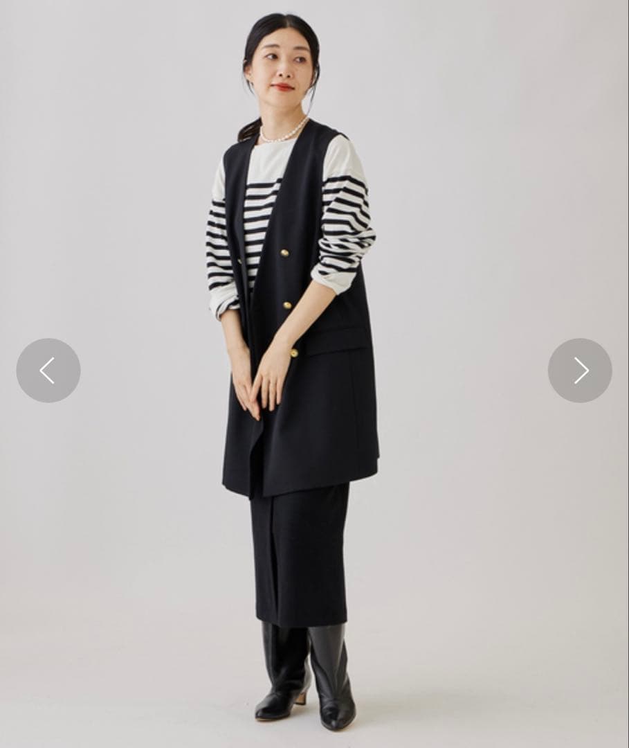 a33.chouchou　ジレセットアップ