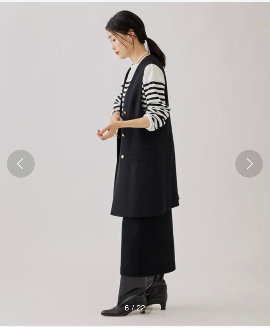 a33.chouchou　ジレセットアップ