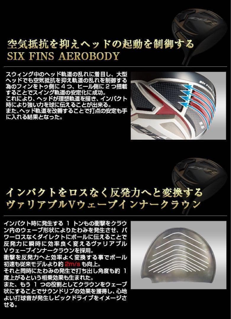 世界最高反発＋ドラコンアッタスで55Yアップ! ワークスゴルフ CBRプレミア