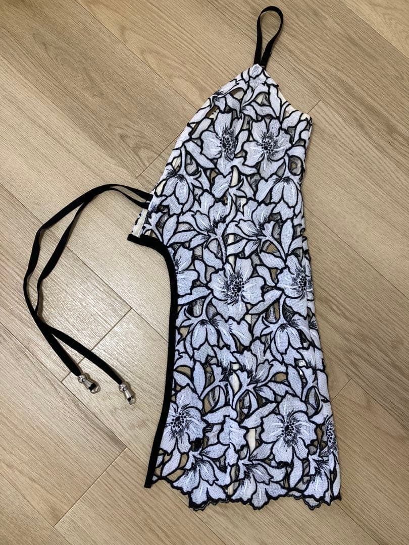 【美品】キシダミキ　KISHIDAMIKI ハーフビスチェ　フラワー