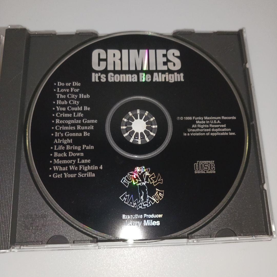 【G-RAP】CRIMIES/It's Gonna Be Alright