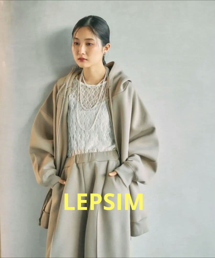 今季新色☆レプシィム☆LEPSIM パフエアZIPBIGフーディー