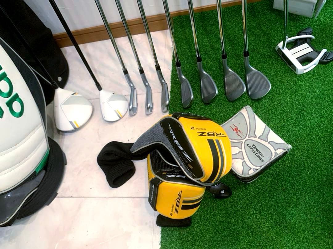希少　左　レフティ　テーラーメイド　RBZ ゴルフクラブ フルセット　アディダス