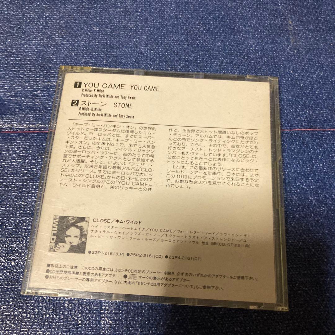 キムワイルド Kim Wilde you came 8センチ8cmシングルCD