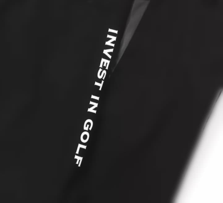 Malbon 韓国ゴルフウェア メンズ ハーフジップTシャツ＋ショートパンツ