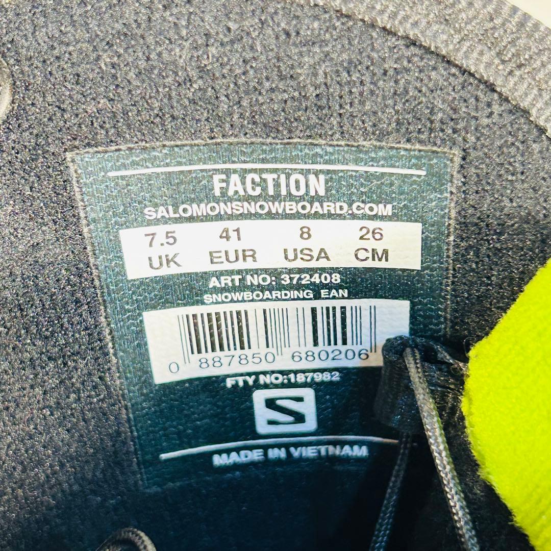 サロモン faction スノーボード メンズ ブーツ 26cm