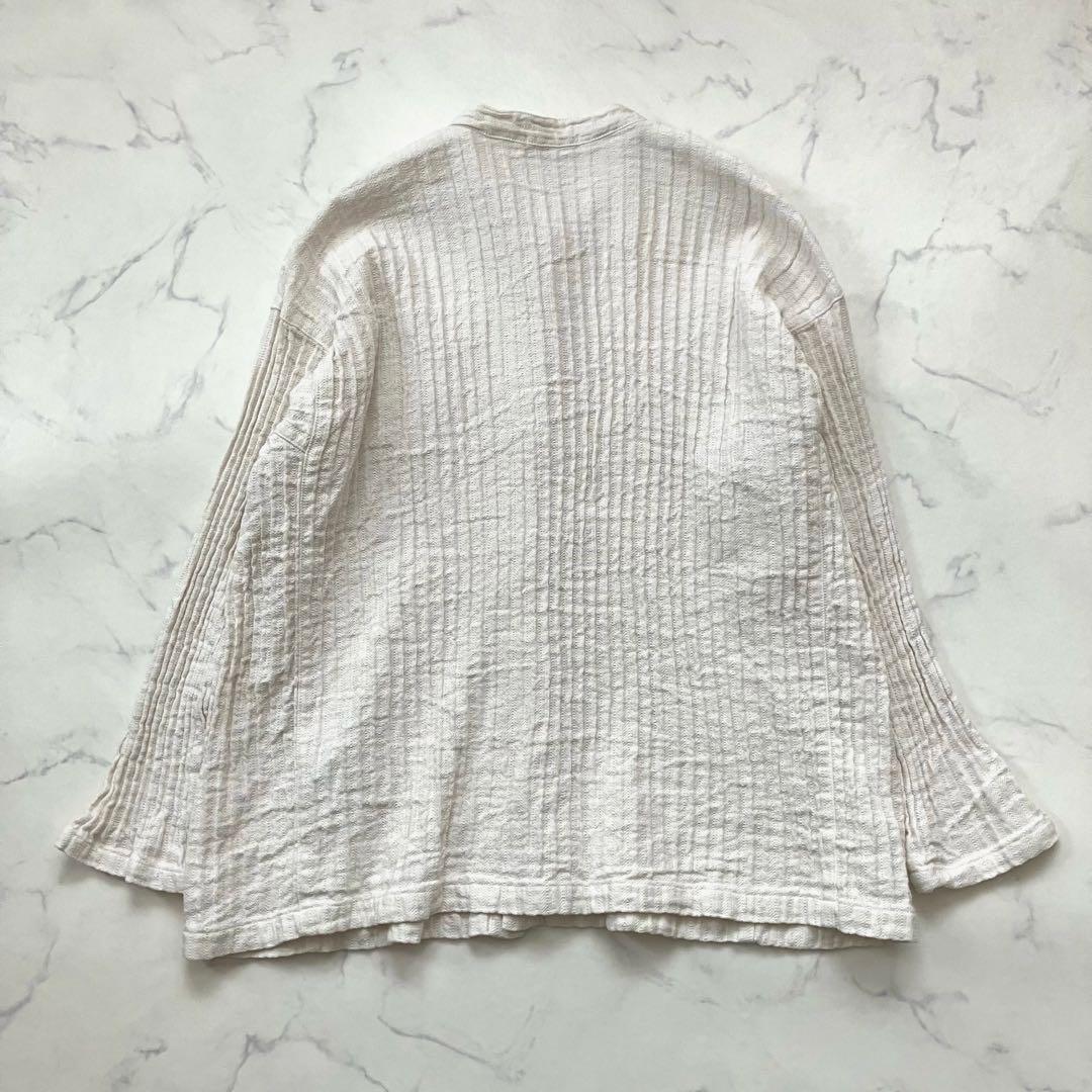 24ss Plantation BIZENソイルWAVE コットンリネン　シャツ