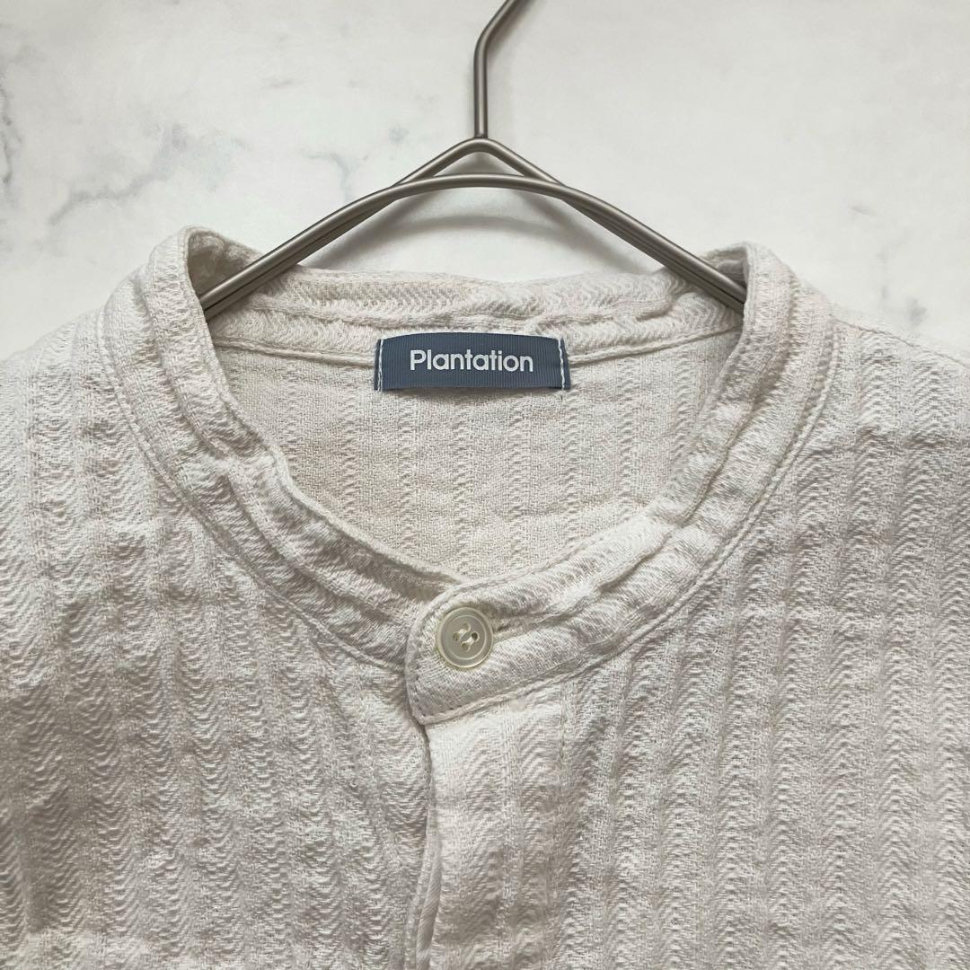 24ss Plantation BIZENソイルWAVE コットンリネン　シャツ