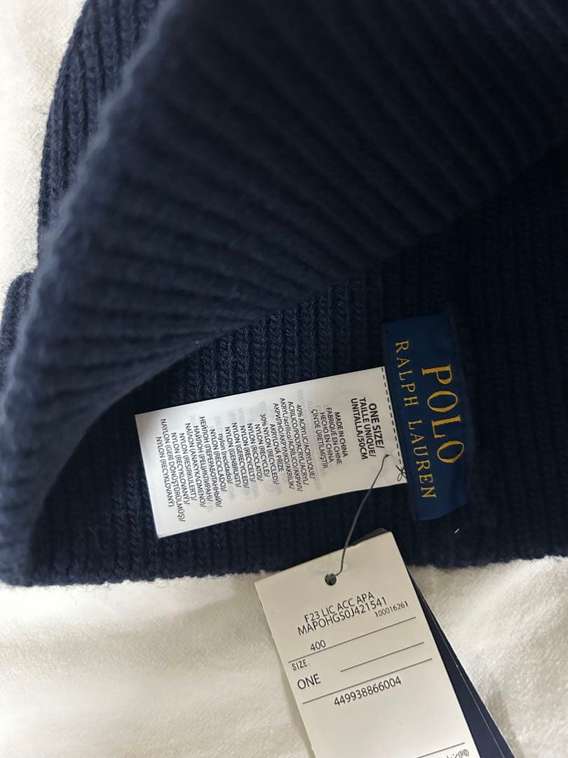 Polo Ralph Laurenラルフローレン　ポロベア　ニット帽