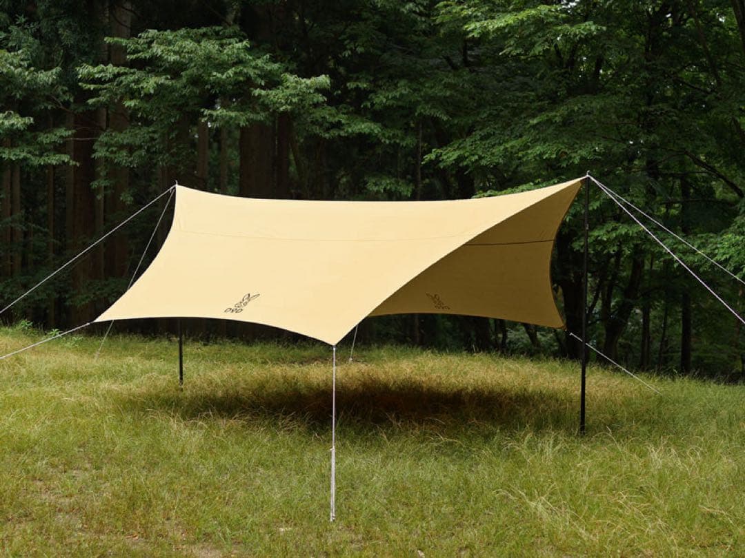 【新品•未使用】DOD いつかのタープ（色:タン）