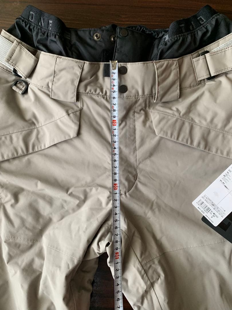 241 スノーボードウェア　ベージュ　アッシュ　M パンツ