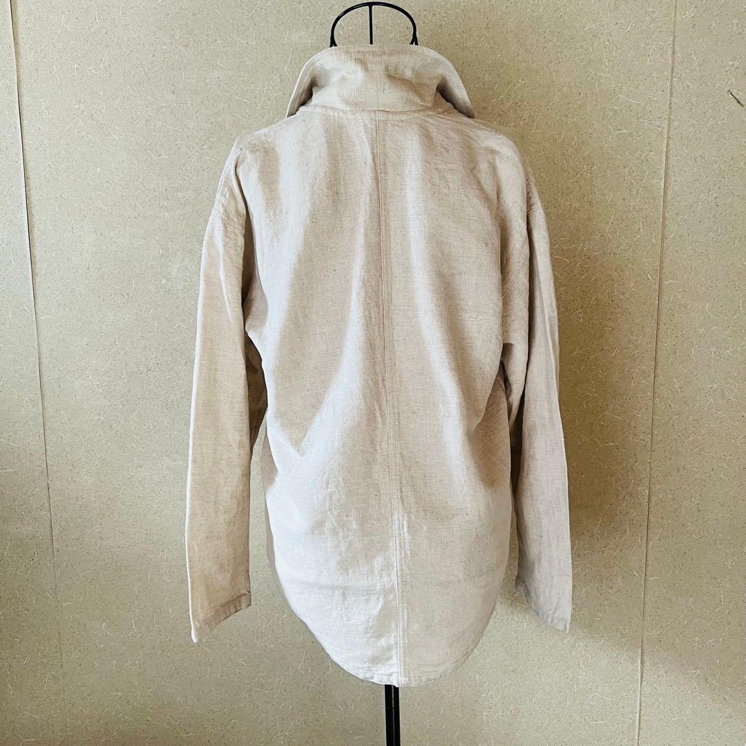 うさとの服 usaato ヘンプ 100% 長袖シャツ ブラウス 麻