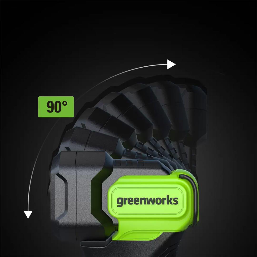 【バッテリー＆充電器SET】Greenworksフラッシュライト 200ルーメン