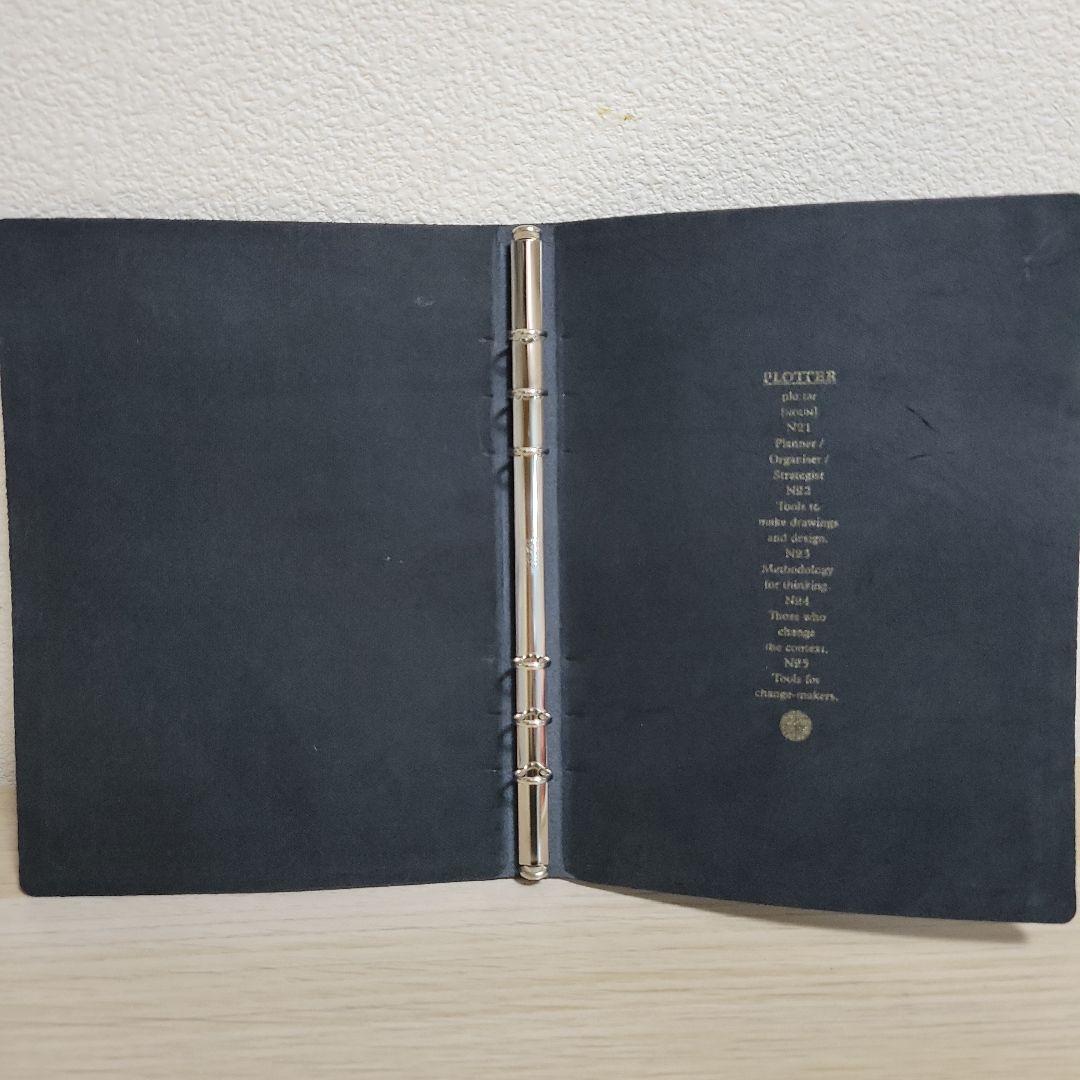 PLOTTER リング式ファイル 黒