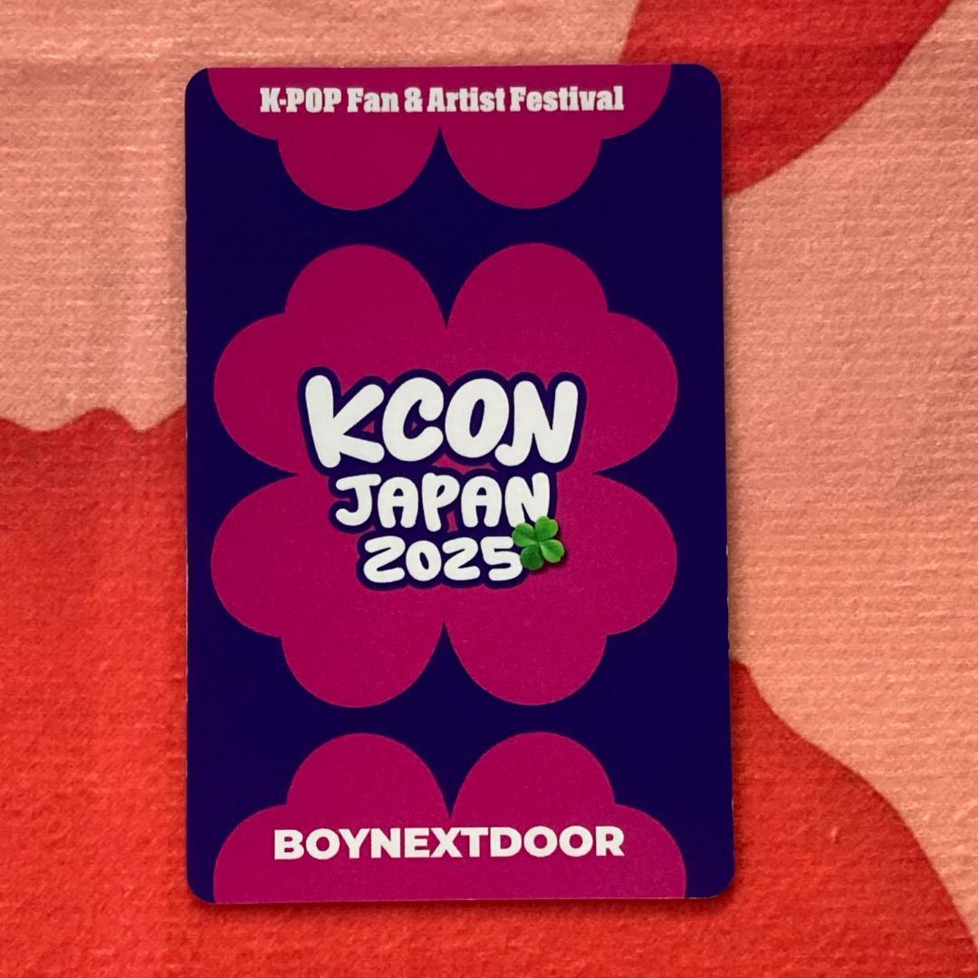 BOYNEXTDOOR テサン KCON JAPAN トレカ
