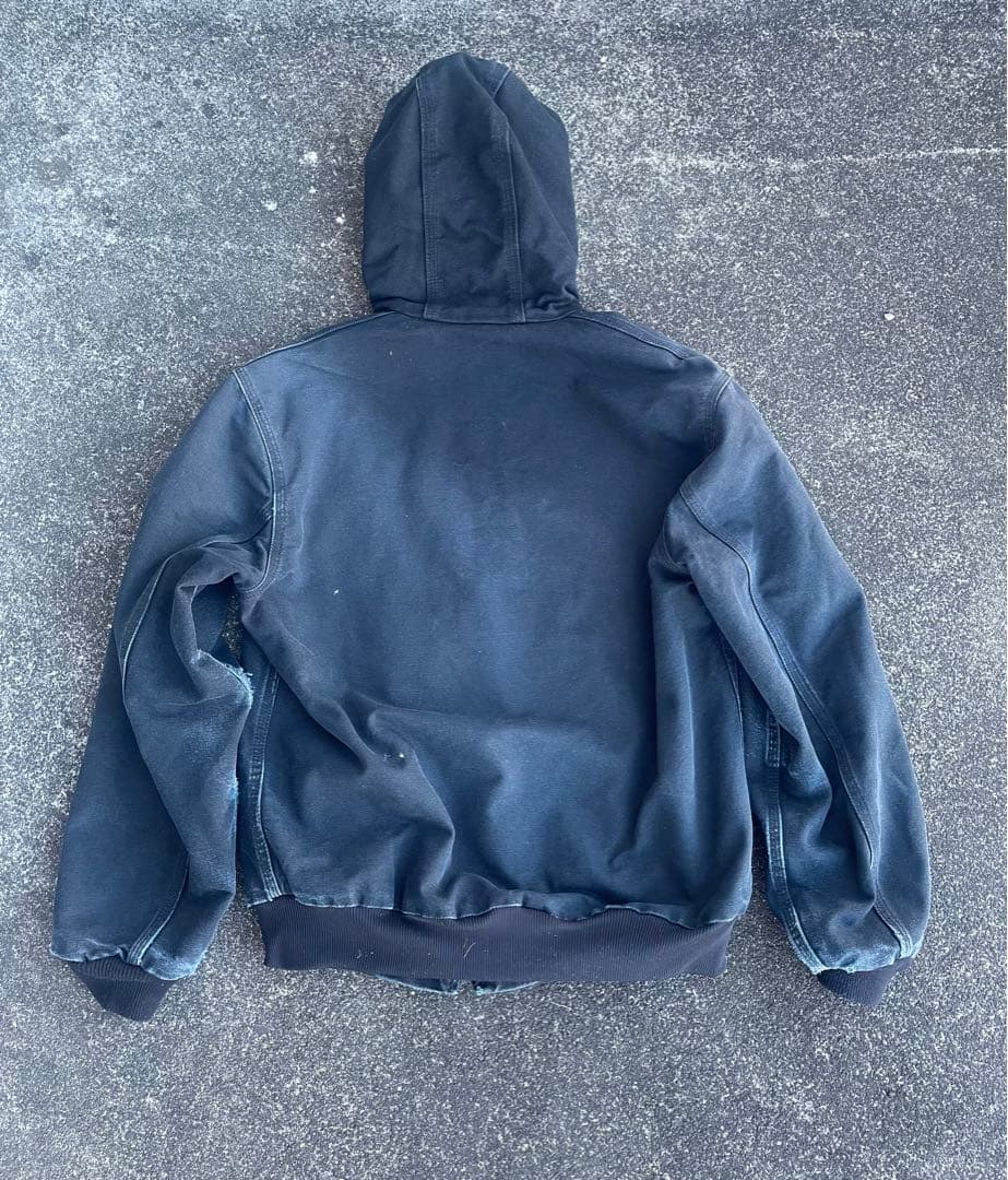 Carhartt フード付きブラックジャケット Sサイズ