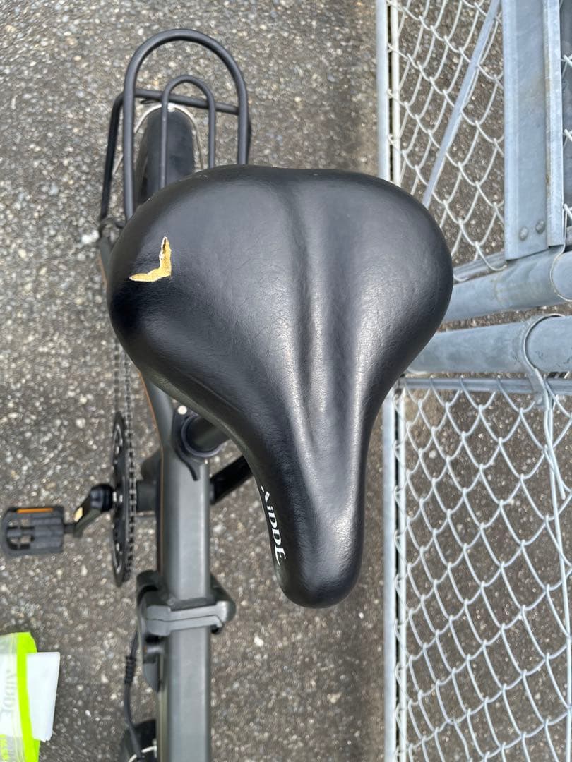 未整備　電動アシスト自転車　AIDDE 折り畳み自転車