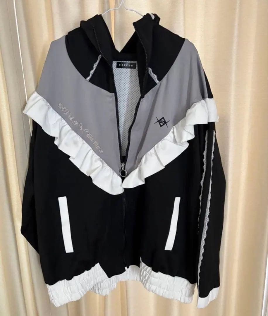 【REFLEM×DimMoire】切り替えジャージパーカー【コラボ商品】