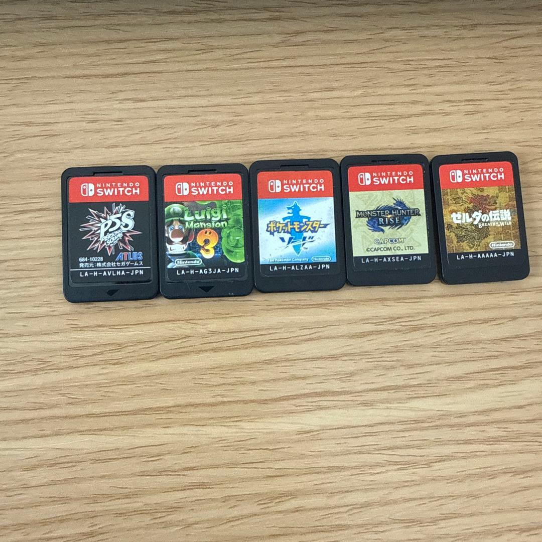 Nintendo Switch 本体 青/赤 + ゲームソフト5本