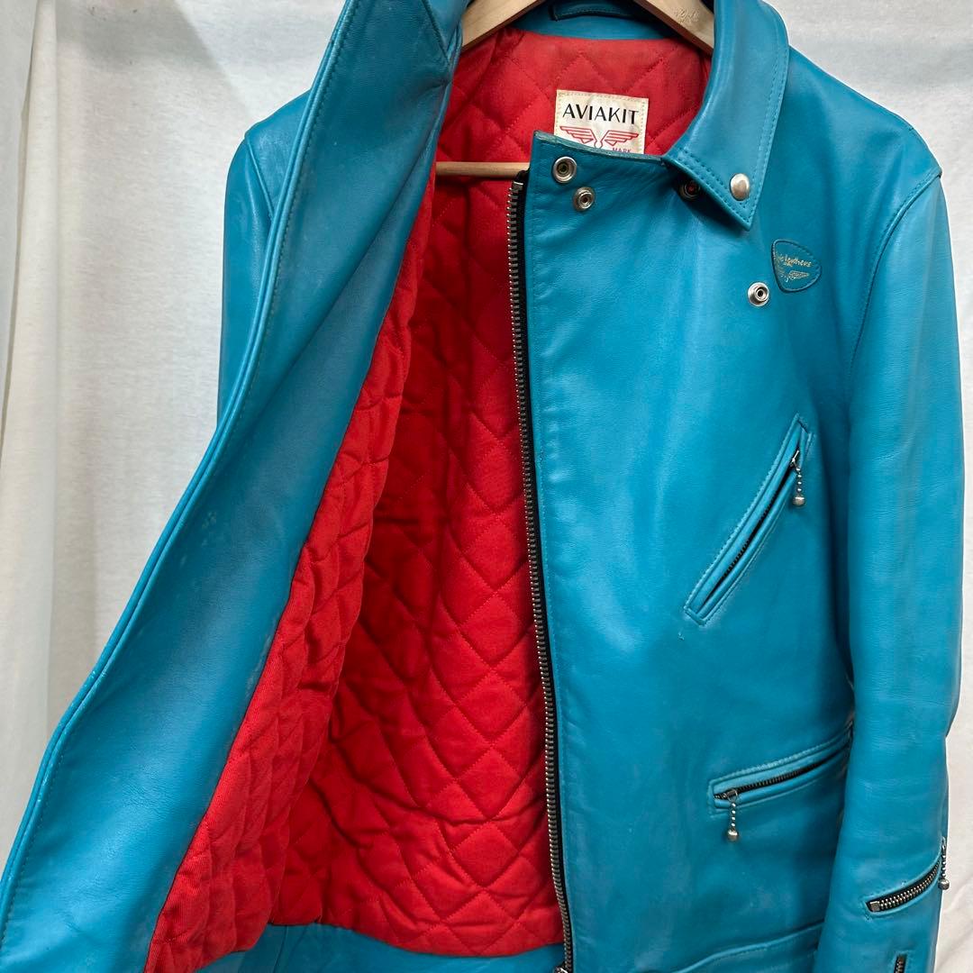 Lewis Leather サイクロンタイトフィット ダブルライダース （38）