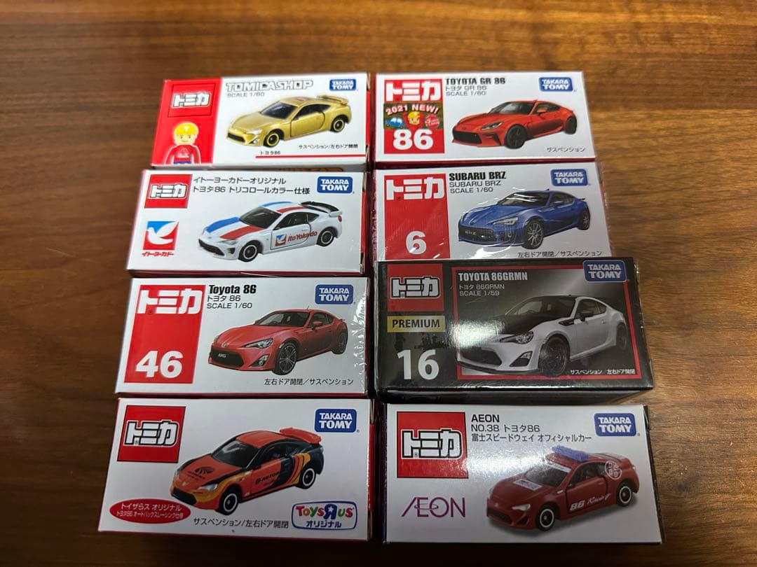 【未開封】TOYOTA86 トミカ 8台セット