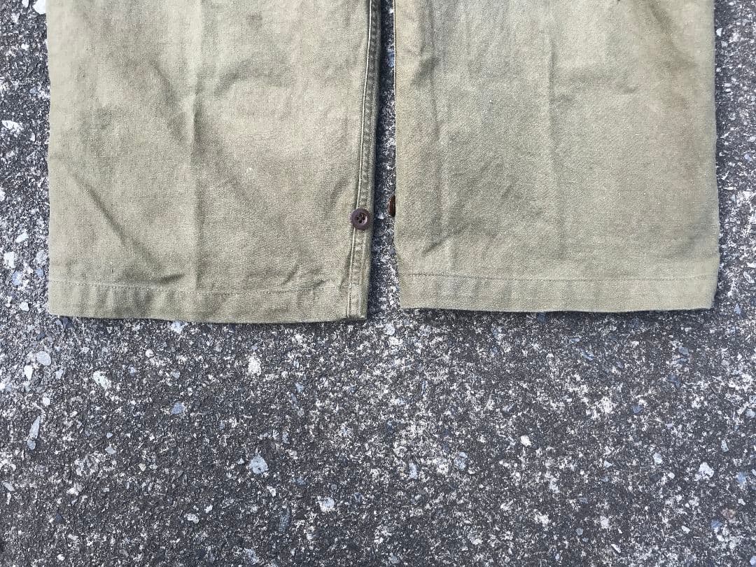 実物】40s 50s フランス軍 m47 カーゴ パンツ 前期 M-47 M47