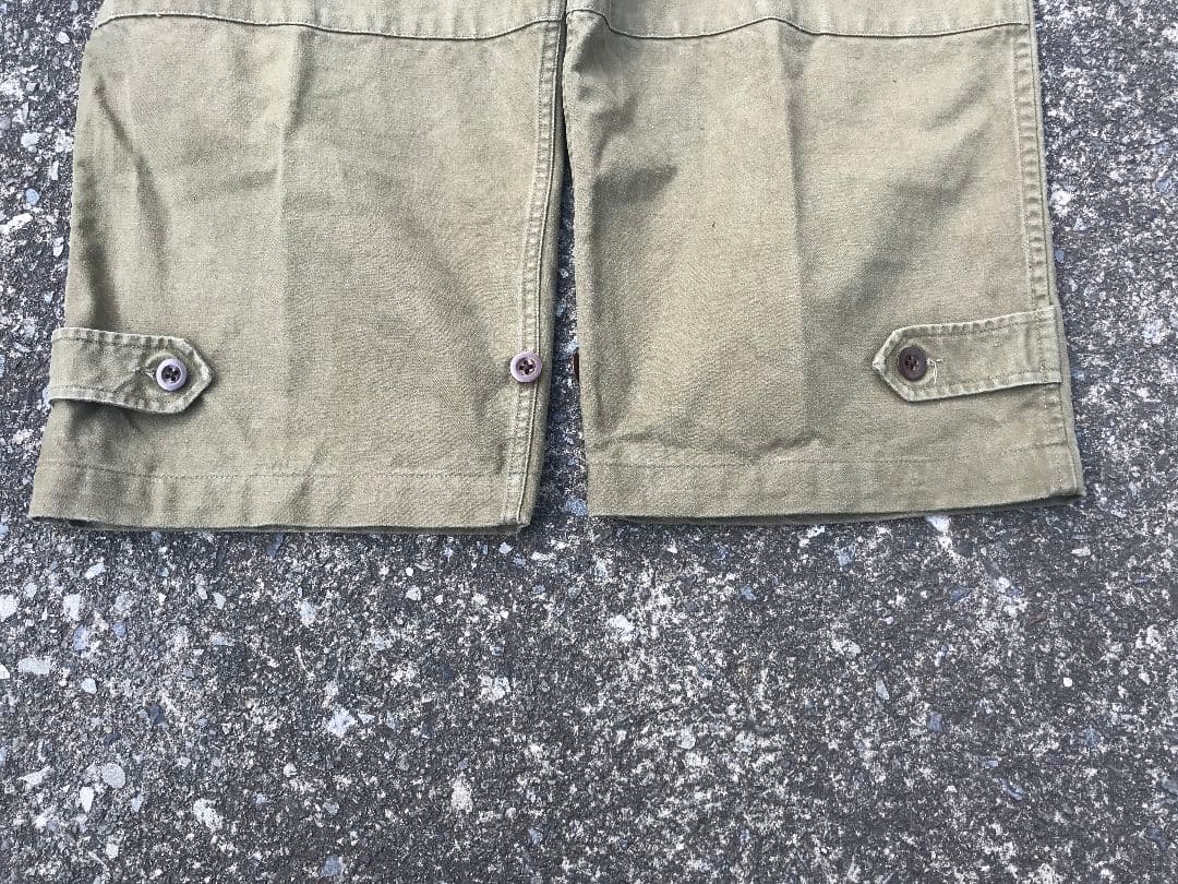 実物】40s 50s フランス軍 m47 カーゴ パンツ 前期 M-47 M47