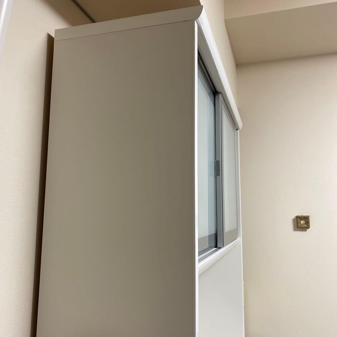松田家具　キッチンボード　ホワイト