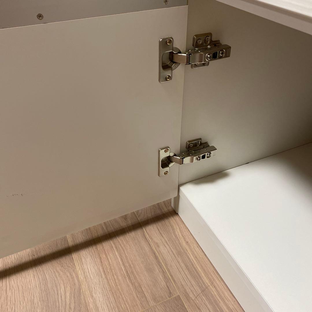 松田家具　キッチンボード　ホワイト