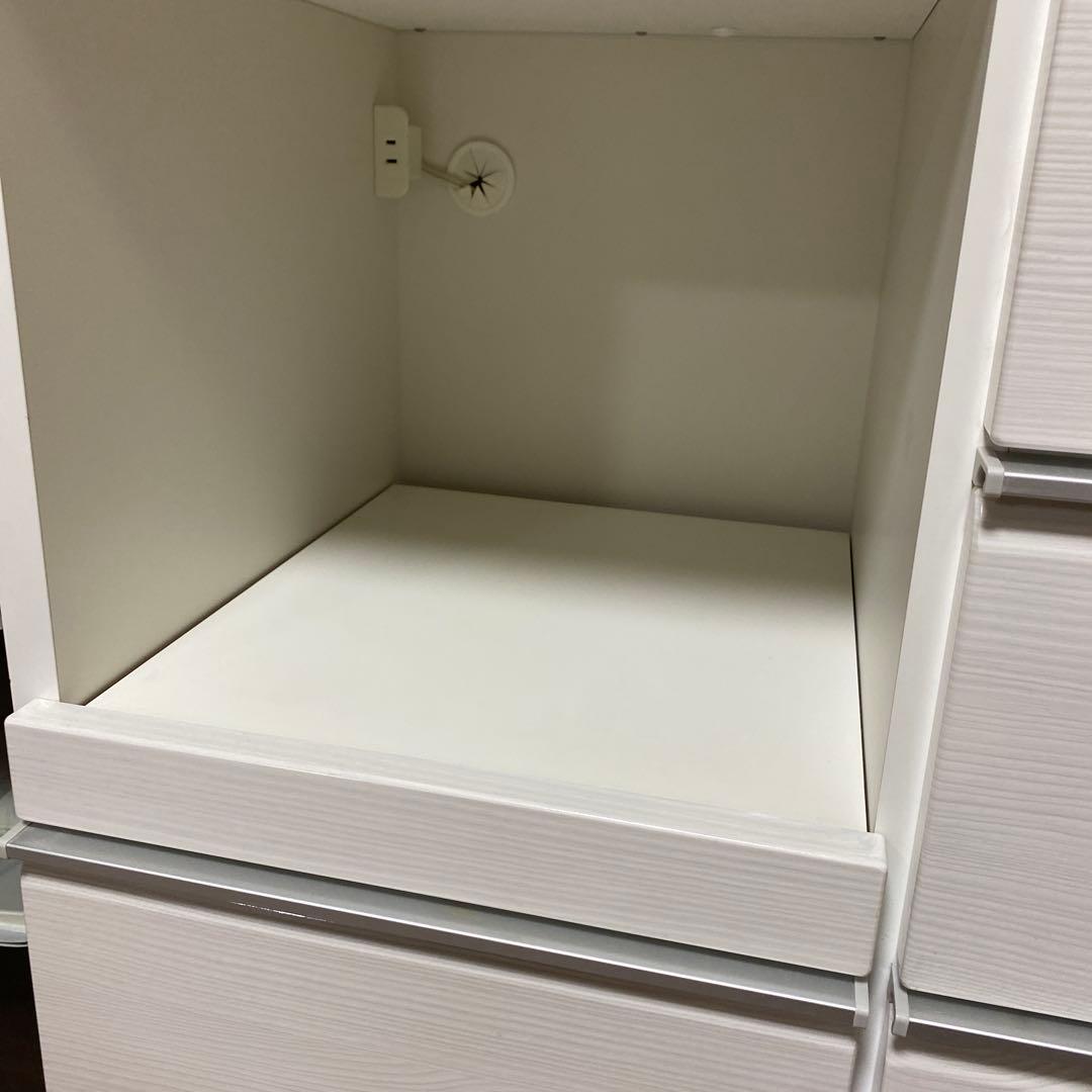 松田家具　キッチンボード　ホワイト
