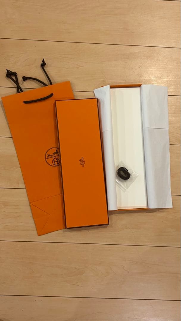 HERMES ネクタイ用　空箱6箱　紙袋6枚 リボン付き