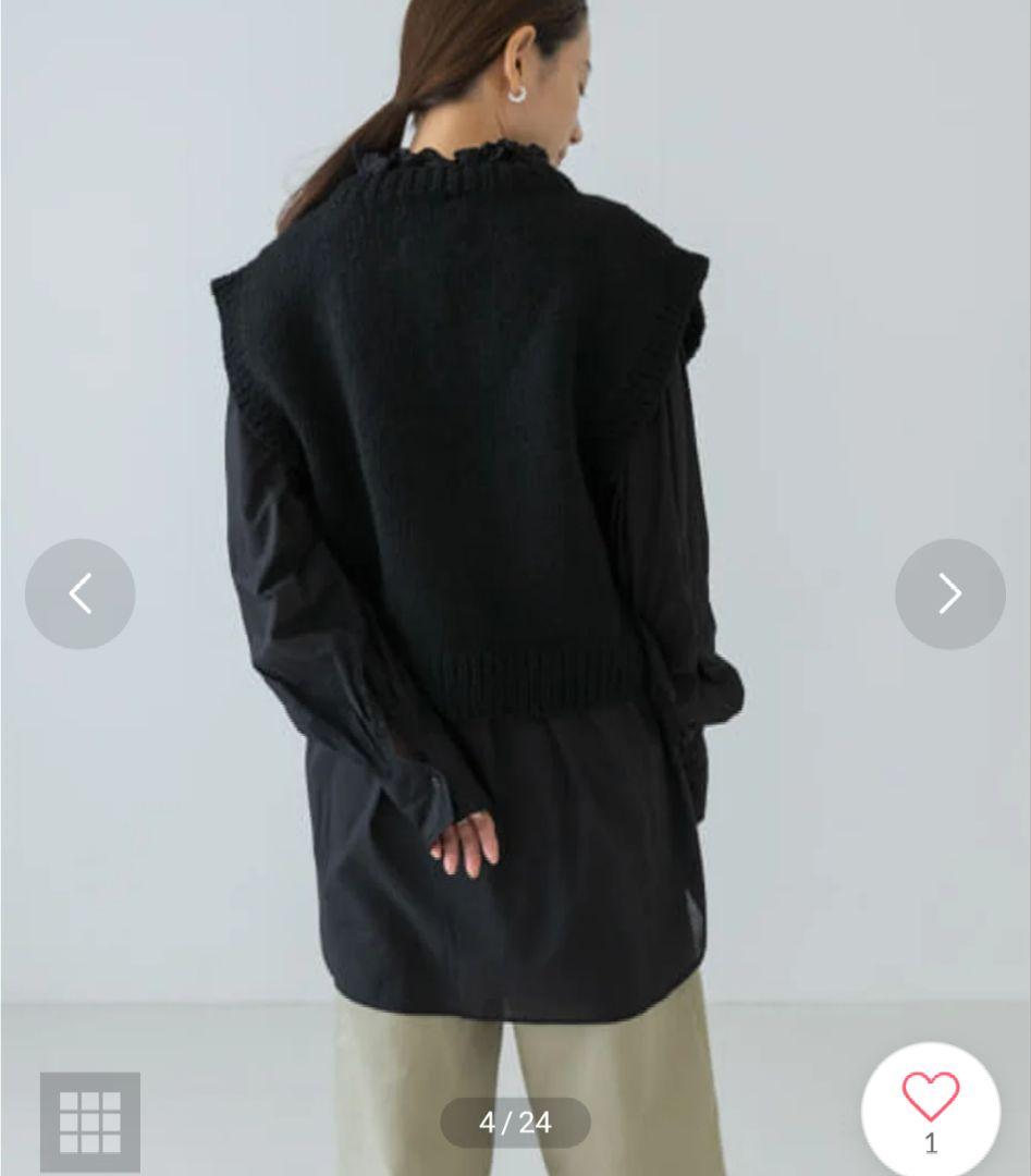 crinkle crinkle crinkle　 NAPAL KNIT ベスト