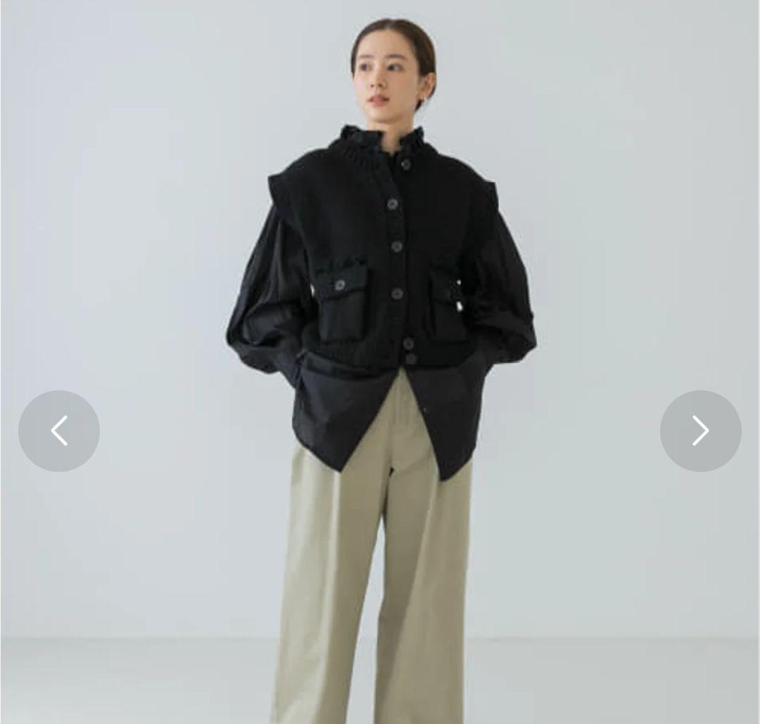 crinkle crinkle crinkle　 NAPAL KNIT ベスト