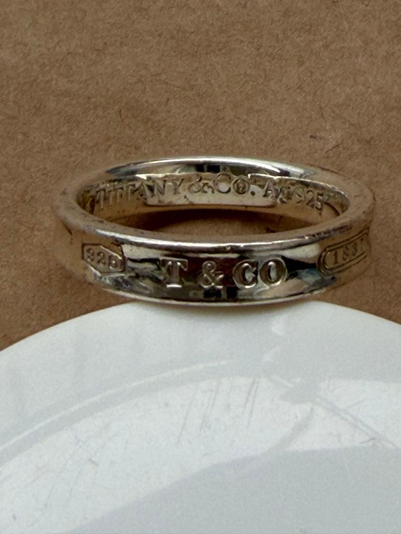 TIFFANY&Co. 1837 ナローリング 12号　Ag925