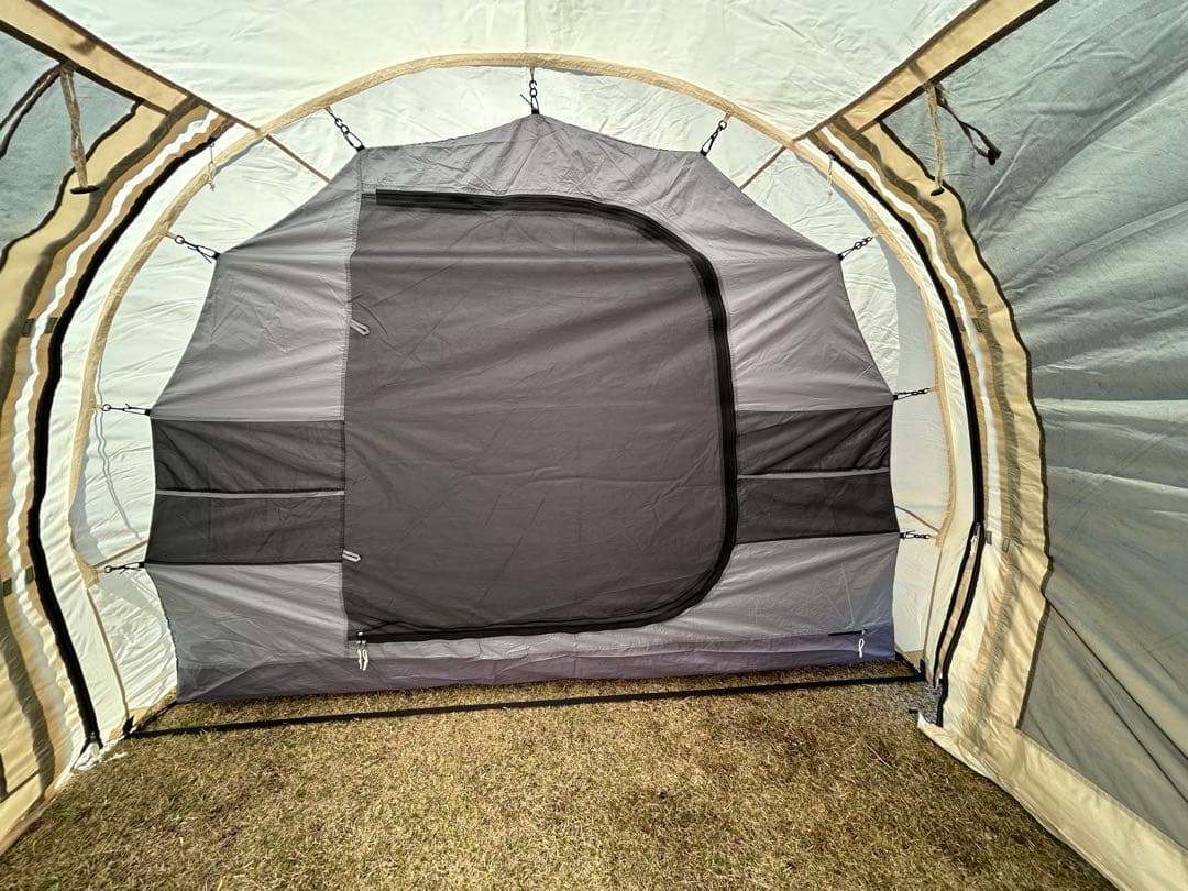 DOD カマボコテントミニ 別注モデル ベージュ×ダークブラウン