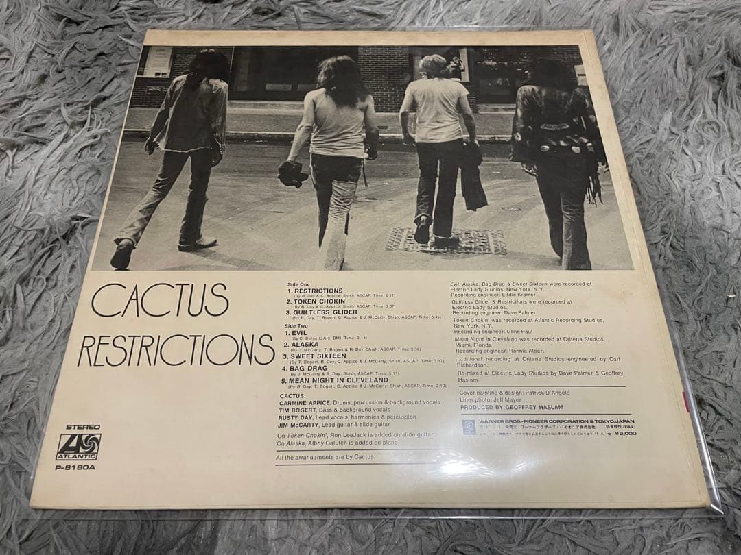 洋楽 CACTUS RESTRICTIONS LP