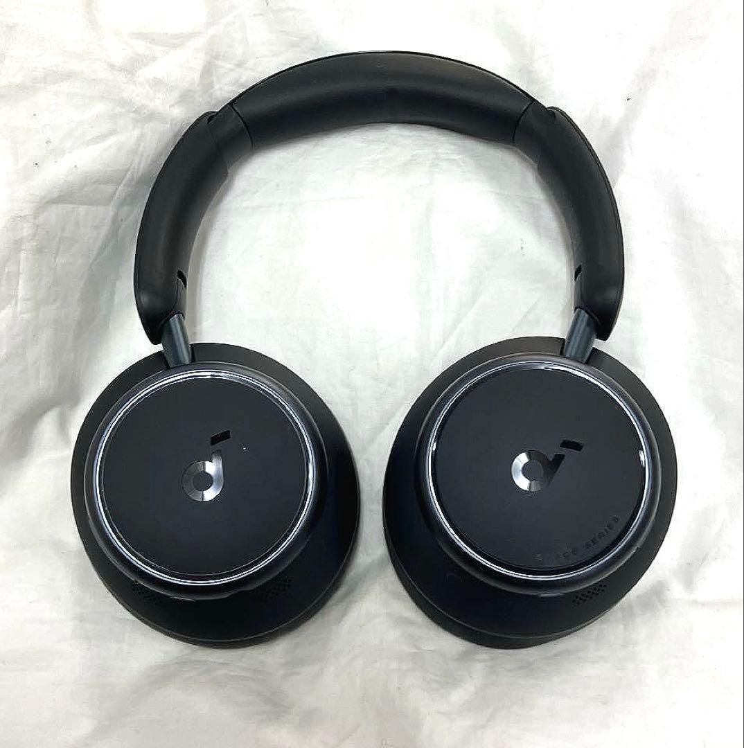 soundcore ワイヤレスヘッドホン ブラック ケース付
