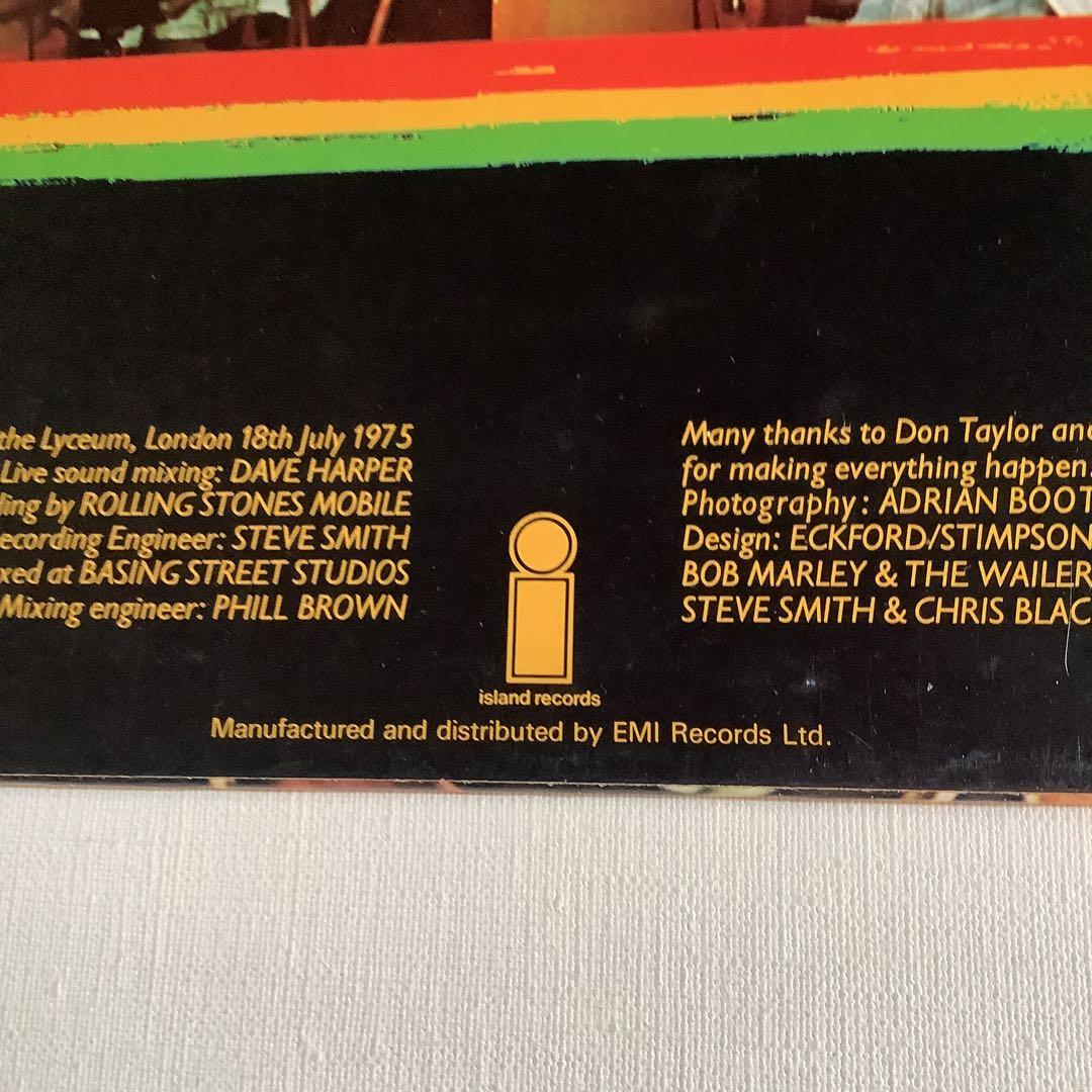 Bob Marley and the Wailers Live! レコード