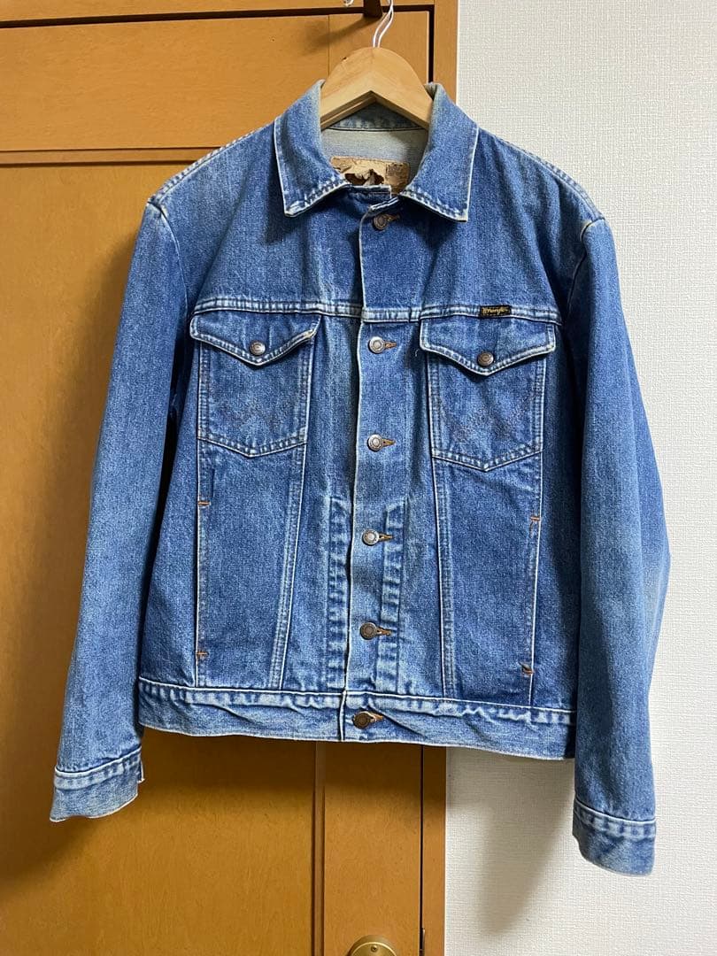 ゆ*ん様 80s USA製 Wrangler デニムジャケット 40M