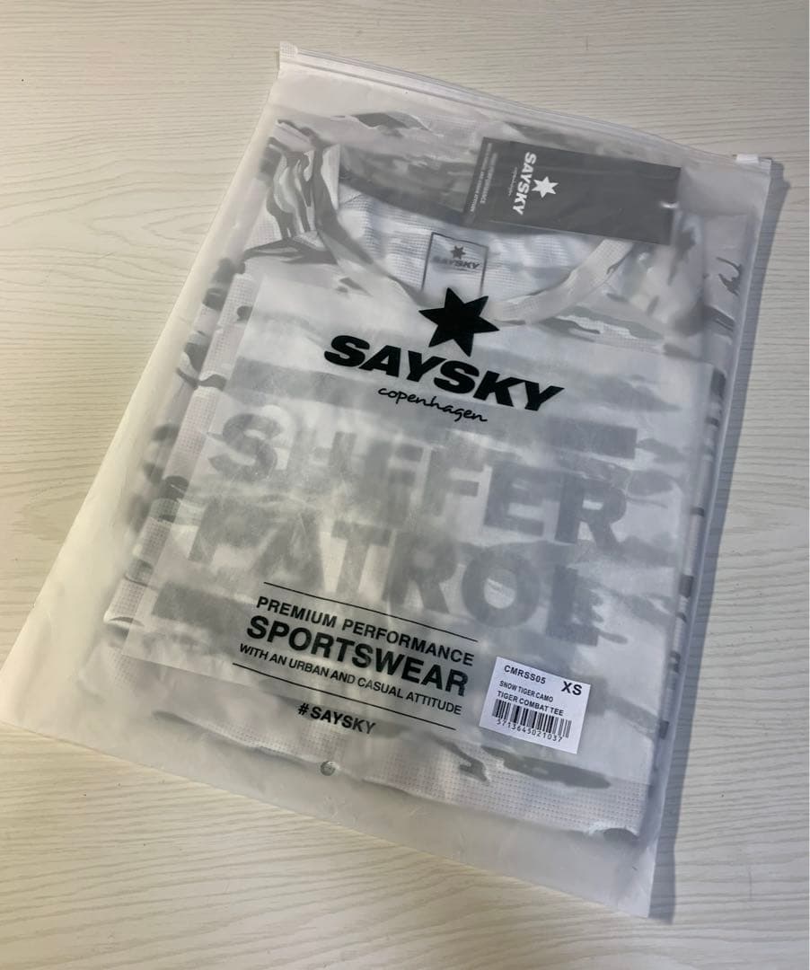 セイスカイ SAYSKY TIGER CAMO TEE XS