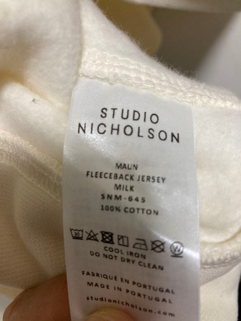 STUDIO NICHOLSON SUNSPE L HOODY パーカー　XS