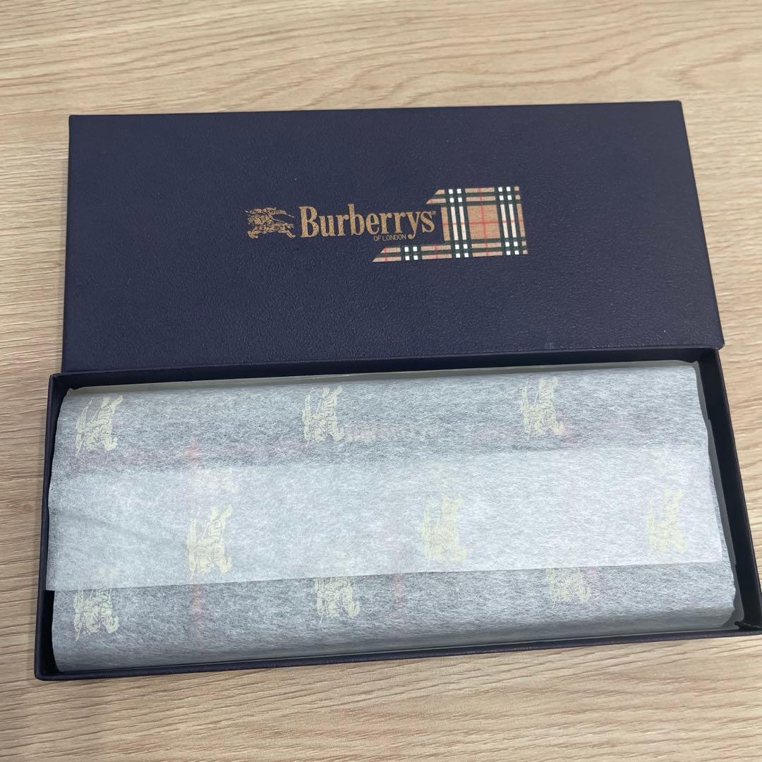 Burberry ペンケース　筆箱　ネイビー