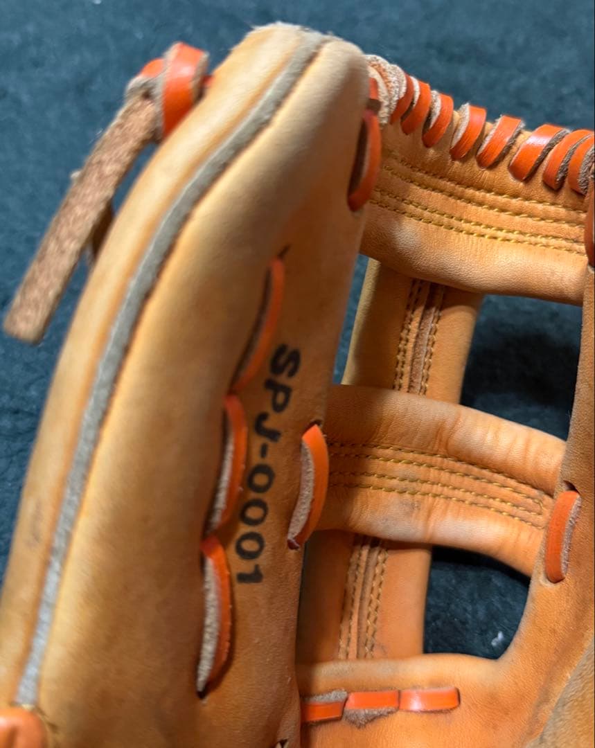 SSK ジュニア 軟式野球用グローブ オレンジ