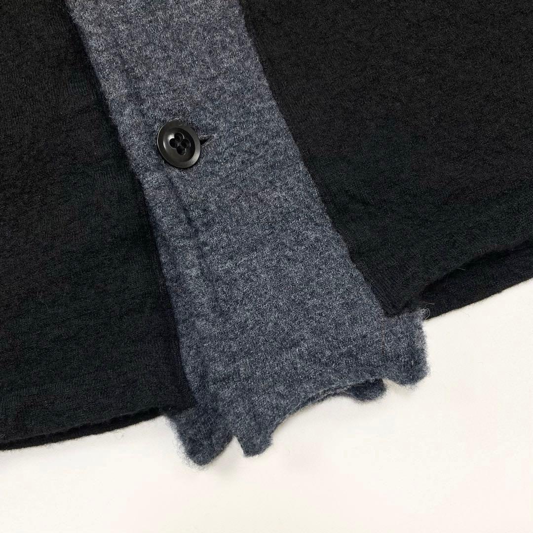Y's ワイズ 22AW ショート フーディーブルゾン 黒2
